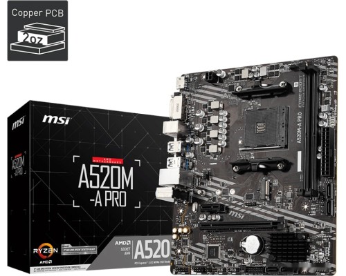 Материнская плата MSI A520M-A PRO