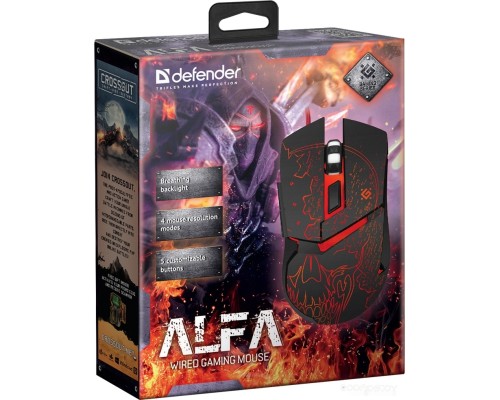 Игровая мышь Defender Alfa GM-703L