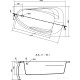 Ванна Cersanit Joanna New 160x95 (правая)