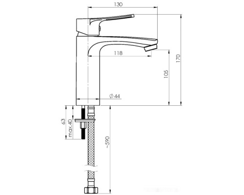 Смеситель Rubineta Nica-18