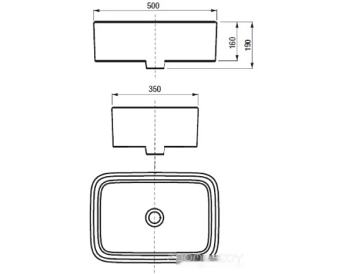 Умывальник Roca Mila 32700B000