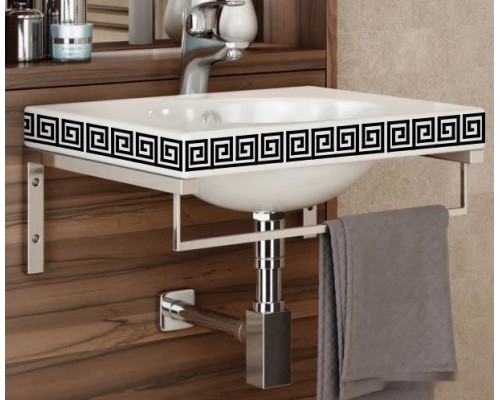 Умывальник SANITA LUXE Next Greek 50 49.9x46.2 Умывальник SANITA LUXE Next Greek 50 49.9x46.2