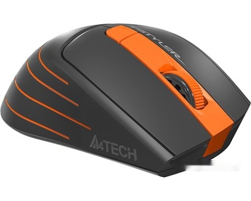 Мышь A4Tech Fstyler FG30 (черный/оранжевый)