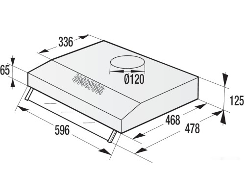 Вытяжка Gorenje WHU629EW/M