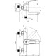 Смеситель Rubineta Deli-10/K (SW) D1PK08