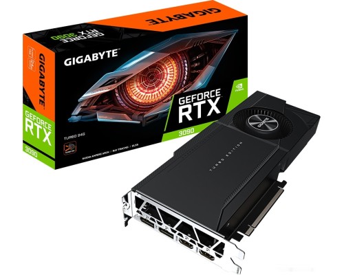 Видеокарта Gigabyte GeForce RTX 3090 Turbo 24GB GDDR6X GV-N3090TURBO-24GD