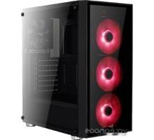 Корпус Aerocool Quartz Red