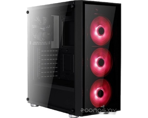 Корпус Aerocool Quartz Red