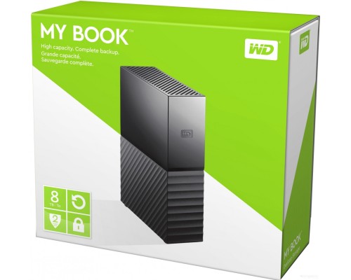 Внешний жёсткий диск Western Digital My Book 8TB [WDBBGB0080HBK]