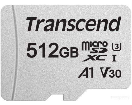 Карта памяти Transcend microSDXC 300S 512GB (с адаптером)