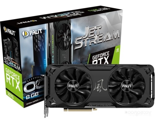 Видеокарта PALIT GeForce RTX 3070 JetStream OC 8GB GDDR6 NE63070T19P2-1040J