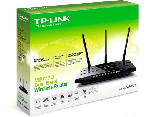 Беспроводной маршрутизатор TP-Link Archer C7 v2