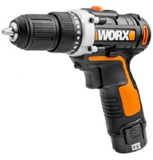 Дрель-шуруповерт Worx WX128.3 (с 2-мя АКБ, кейс)