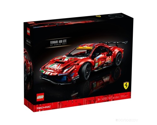 Конструктор Lego Technic Ferrari 488 GTE AF Corse 51 42125