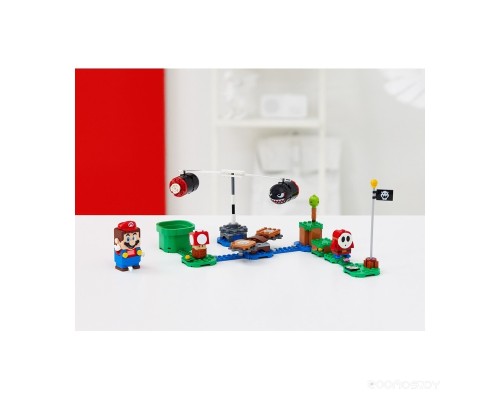 Конструктор Lego Super Mario Огневой налёт Билла-банзай. Дополнительный набор 71366