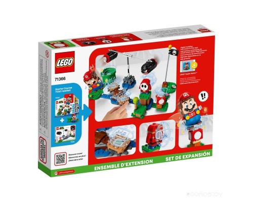 Конструктор Lego Super Mario Огневой налёт Билла-банзай. Дополнительный набор 71366