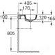 Умывальник Roca Meridian 35x35 (32724C000)