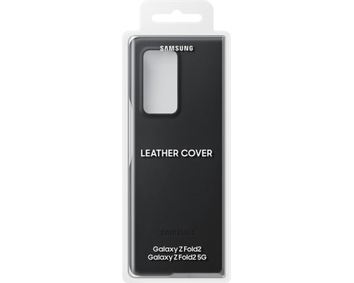 Чехол Samsung Leather Cover для Samsung Galaxy Z Fold2 (черный)