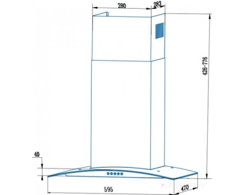 Вытяжка CATA CG5-T600X 02005199