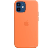 Чехол Apple MagSafe Silicone Case для iPhone 12 mini (кумкват)