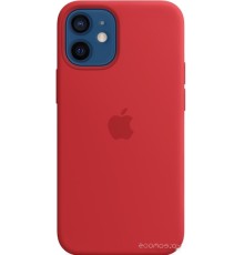 Чехол Apple MagSafe Silicone Case для iPhone 12 mini (красный)