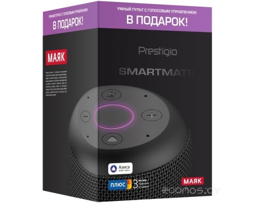 Умная колонка Prestigio Smartmate (черный)