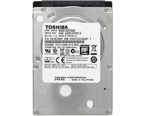 Жесткий диск Toshiba MQ01ACF 320GB (MQ01ACF032)