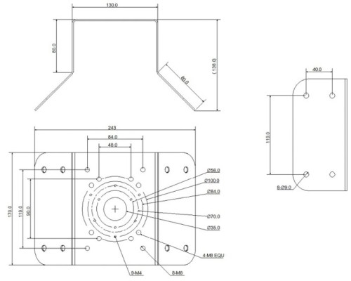 Кронштейн Dahua DH-PFA151-B