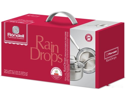 Кастрюля с длинной ручкой Rondell RainDrops RDS-1292