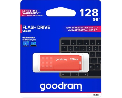 USB Flash GoodRAM UME3 128GB (оранжевый)