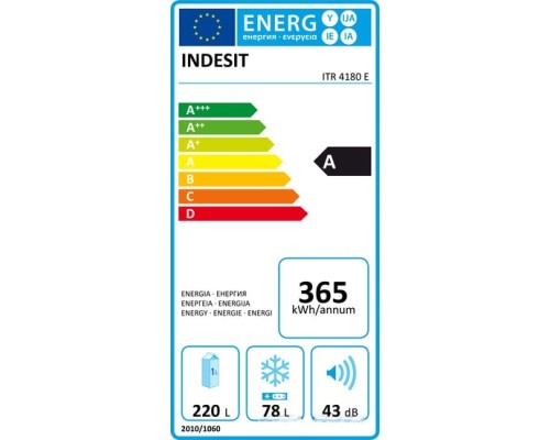 Холодильник Indesit ITR 4180 E