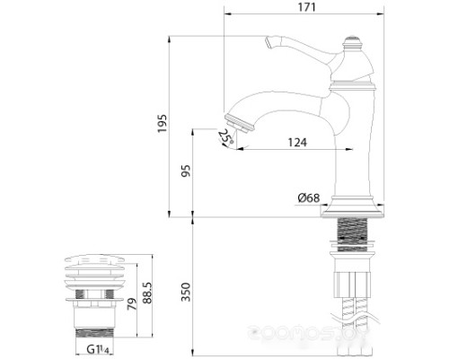 Смеситель Lemark Greek LM5506GG