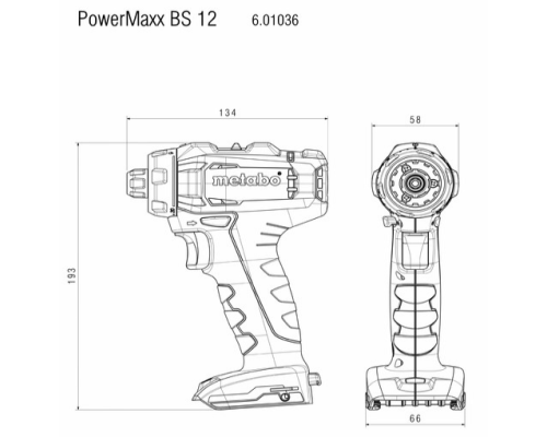 Дрель-шуруповерт Metabo PowerMaxx BS 12