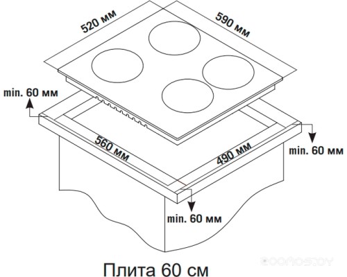 Варочная панель Simfer H60V40M416