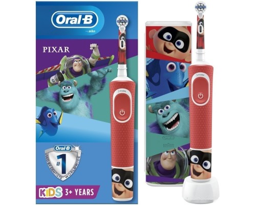 Электрическая зубная щетка Oral-B Kids Pixar D100.413.2KX