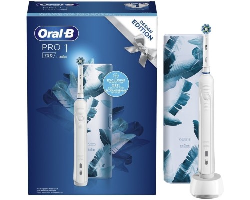 Электрическая зубная щетка Oral-B Pro 1 750 Cross Action D16.513.1UX (белый)