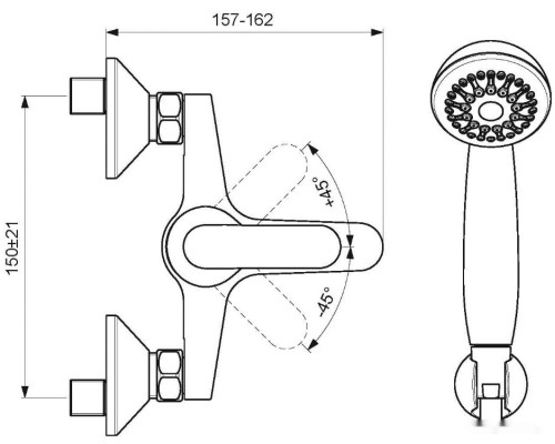 Смеситель Vidima Fine BA388AA