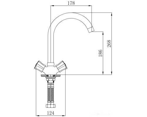 Смеситель РМС SL116-274F