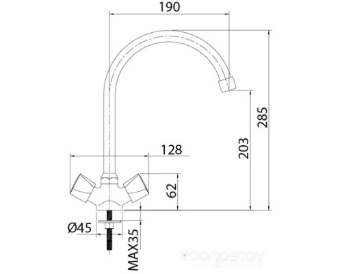 Смеситель Milardo Tring TRISB0JM05