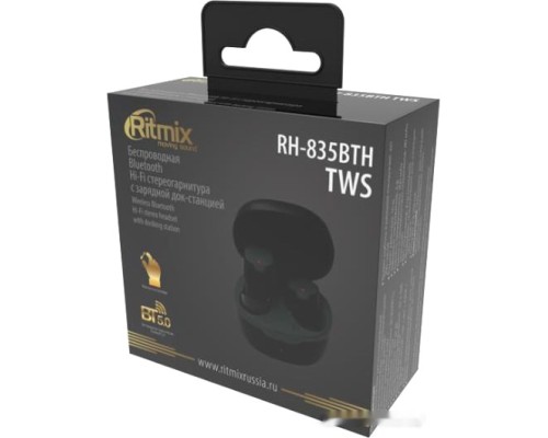 Наушники Ritmix RH-835BTH TWS (черный)