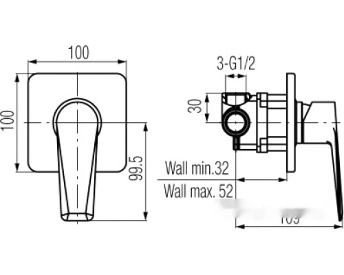 Смеситель Valvex Quasar 2446860