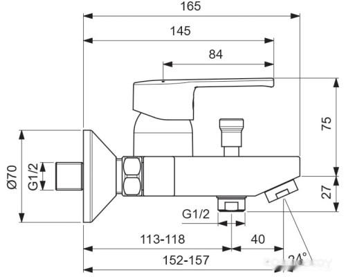 Смеситель Vidima Uno BA322AA