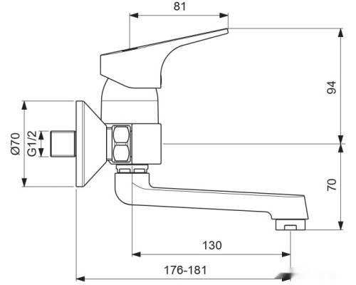 Смеситель Vidima Next BA368AA