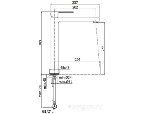 Смеситель Paffoni Elle EL081NO3