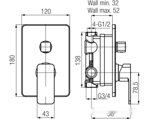 Смеситель Valvex Loft 2408660