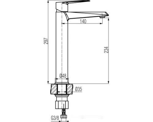 Смеситель Valvex Quasar 2446810