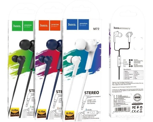 Наушники Hoco M72 (синий)