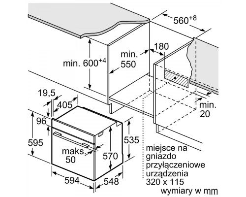 Духовой шкаф Bosch HBA534BW0