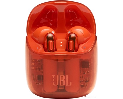 Наушники JBL Tune 225 TWS Ghost Edition (оранжевый)