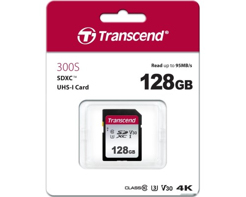 Карта памяти Transcend SDXC 300S 128GB